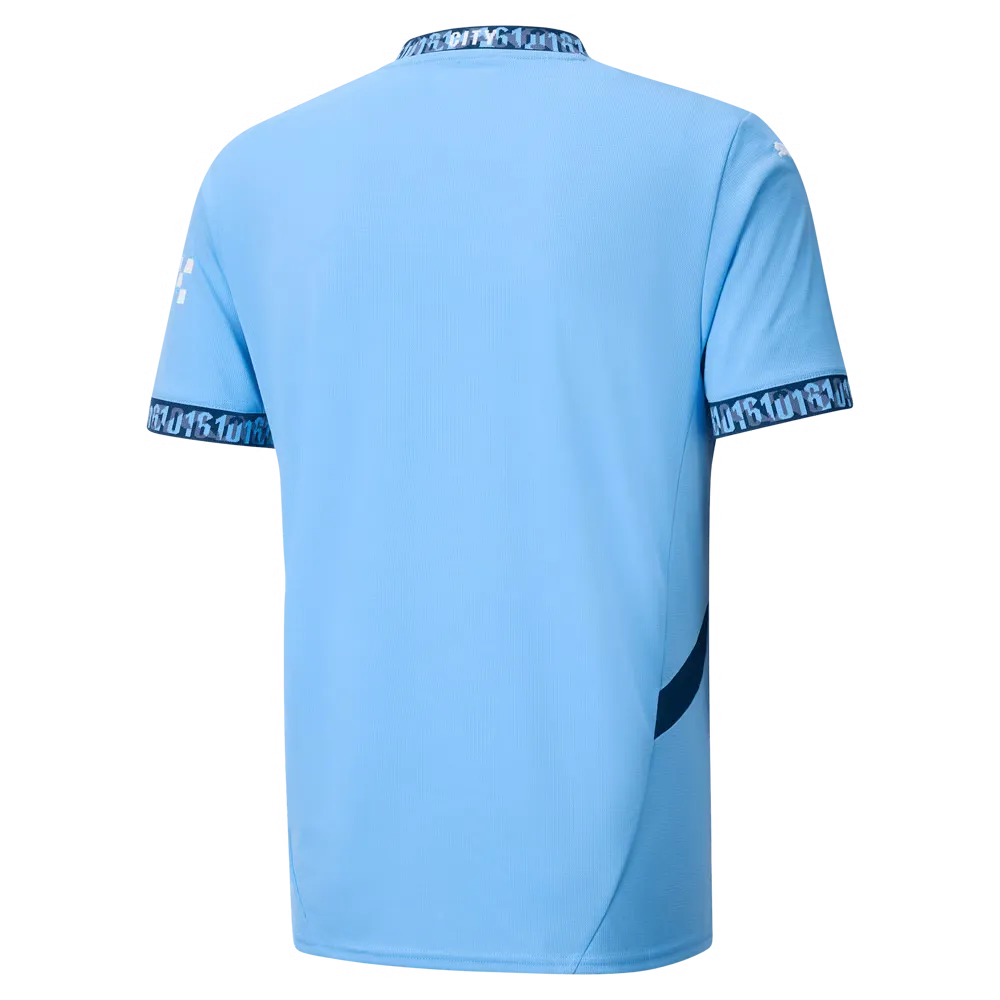 Men's Manchester City 2024/25 Home Long Sleeved Shirt - Image 4