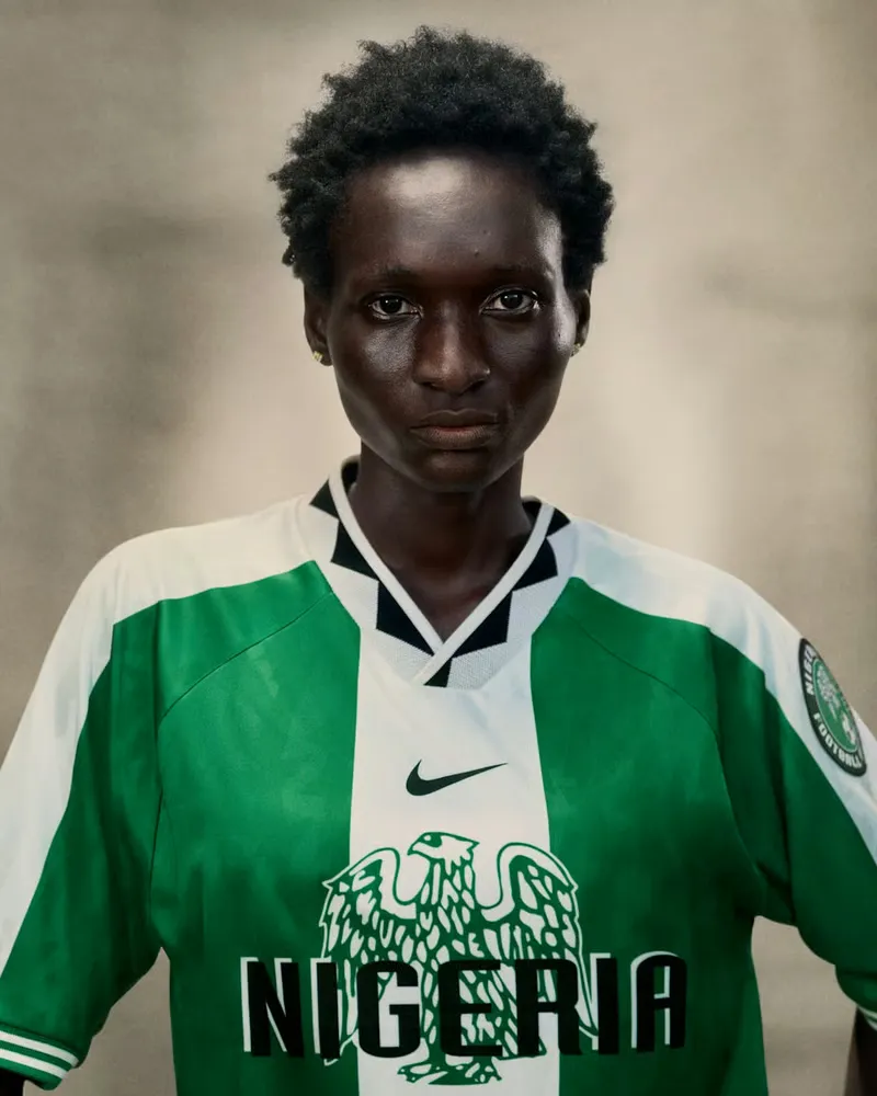 Women's Nigeria 1996 Home Shirt - Image 4