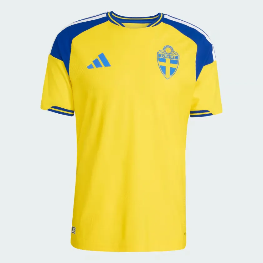 Kid's Sweden 2026 Home Authentic World Cup Shirt