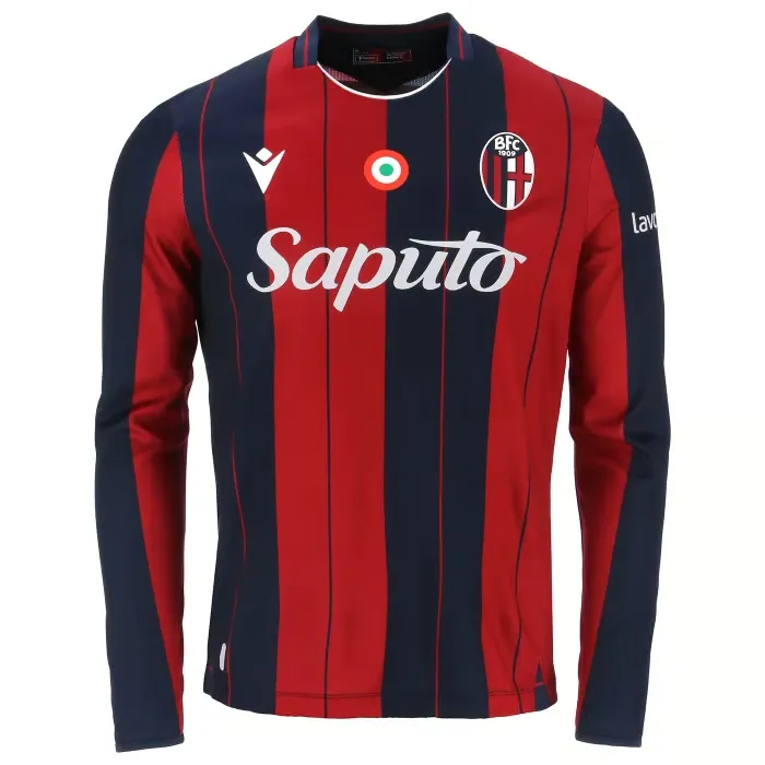 Kid's Bologna FC 2025/26 Home Long Sleeve Shirt