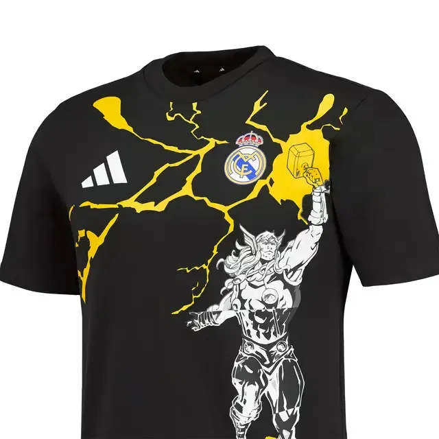 Kid's Real Madrid 2025/26 Third Marvel Shirt - Image 3