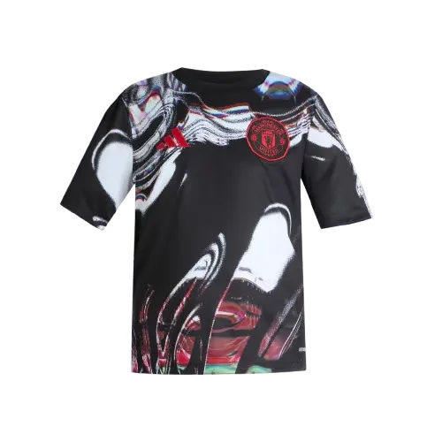 Kid's Manchester United 2025/26 Third Pre Match Shirt - Black