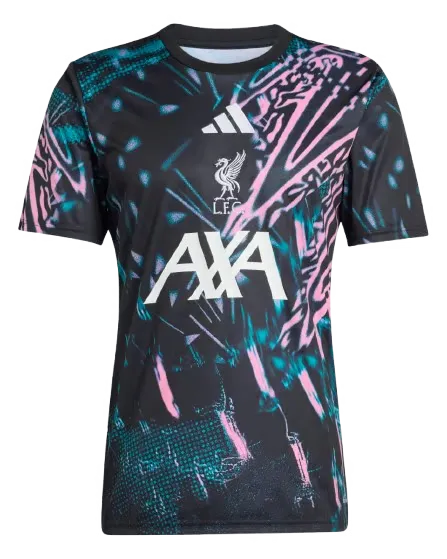Kid's Liverpool 2025/26 Third Pre Match Shirt - Black