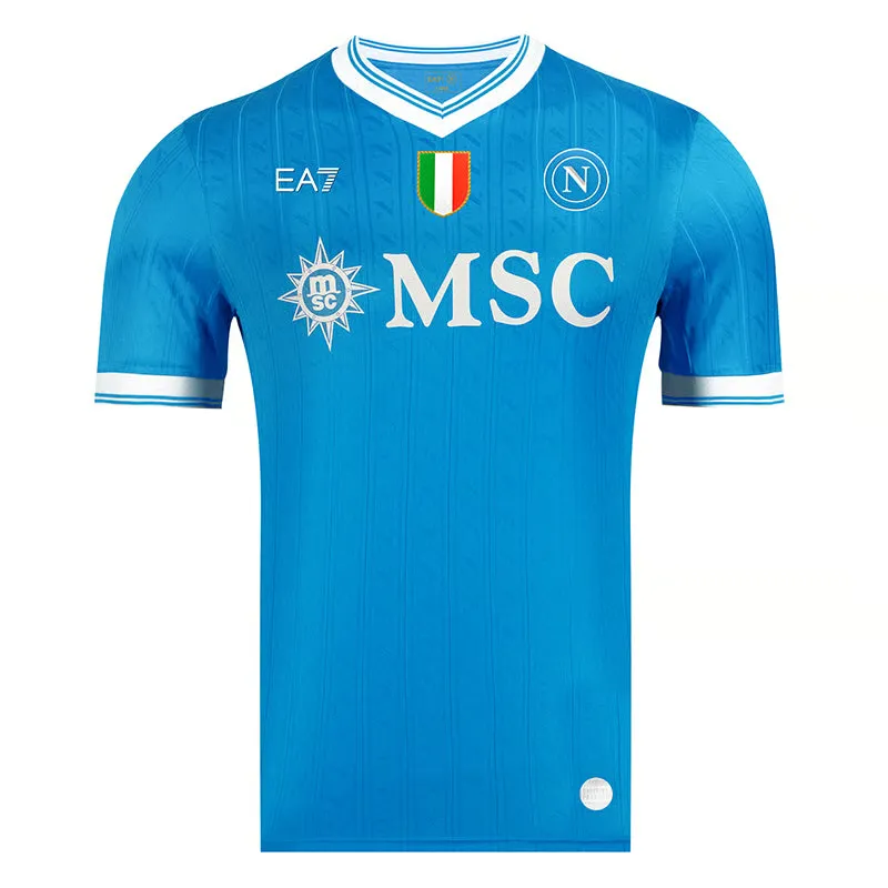 Kid's Napoli 2025/26 Home Euro Shirt