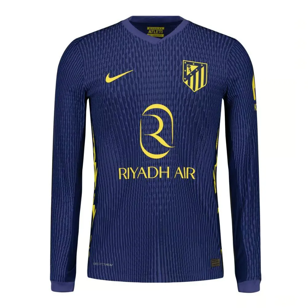 Kid's Atletico Madrid 2025/26 Away Long Sleeve Shirt