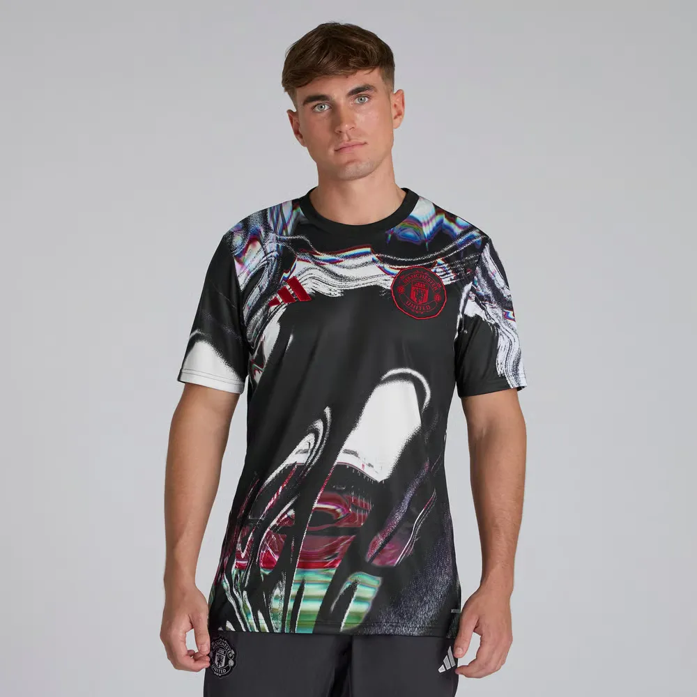 Women's Manchester United 2025/26 Third Pre Match Shirt - Black - Image 7