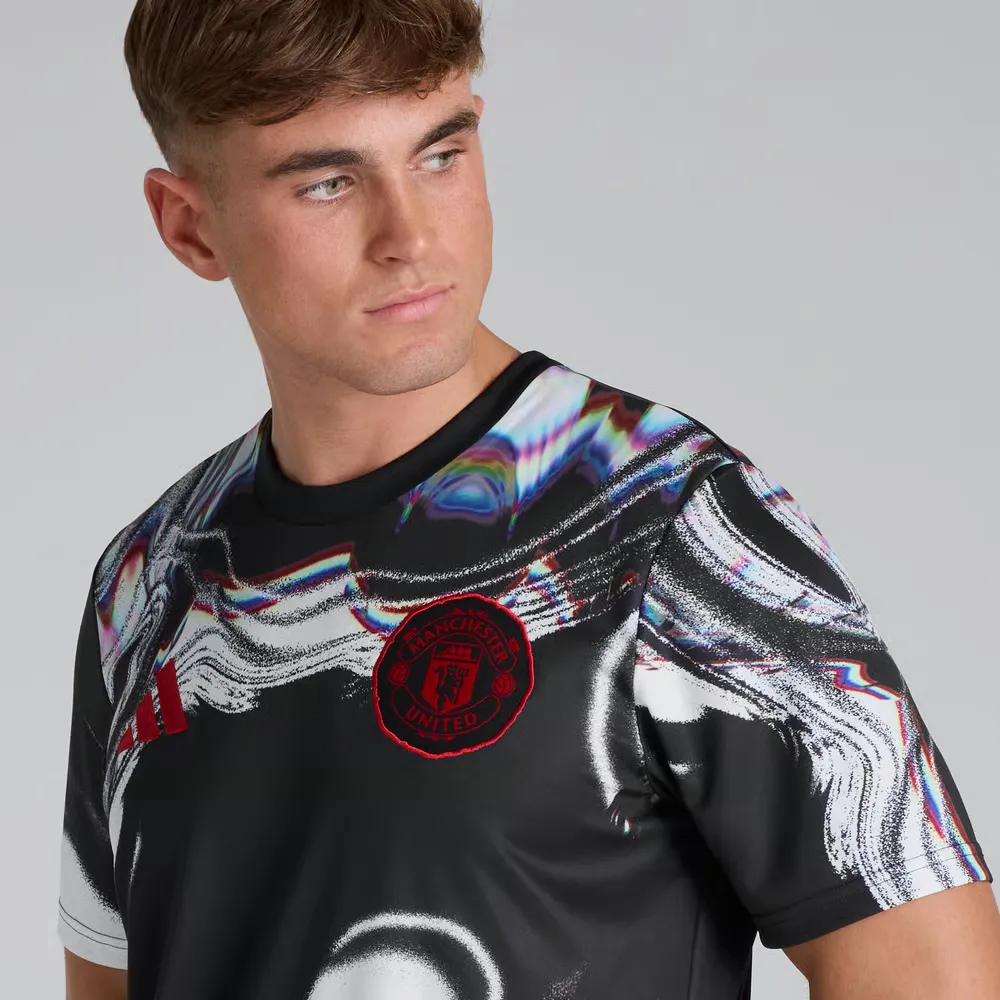 Women's Manchester United 2025/26 Third Pre Match Shirt - Black - Image 5