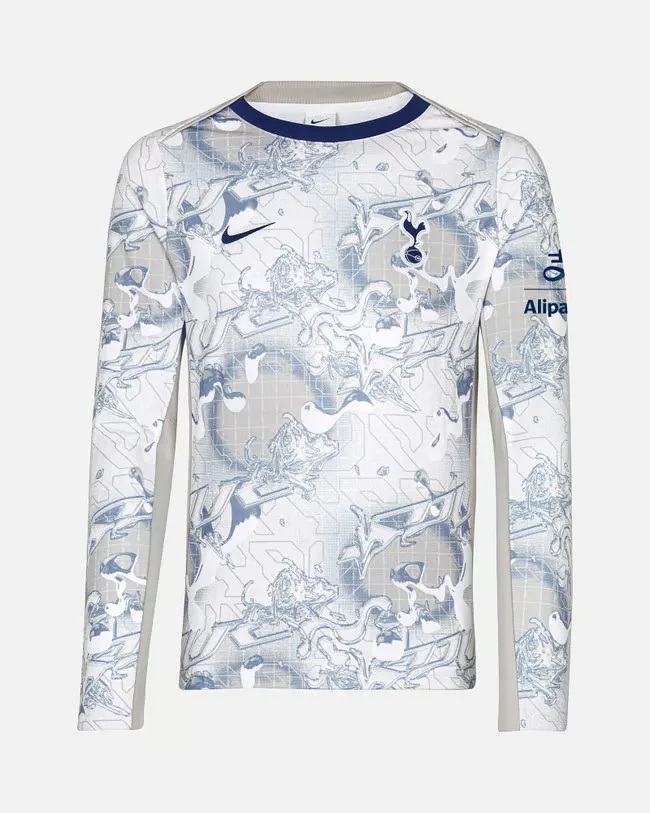 Women's Tottenham Hotspur 2025/26 Home Long Sleeve Warm Up Shirt