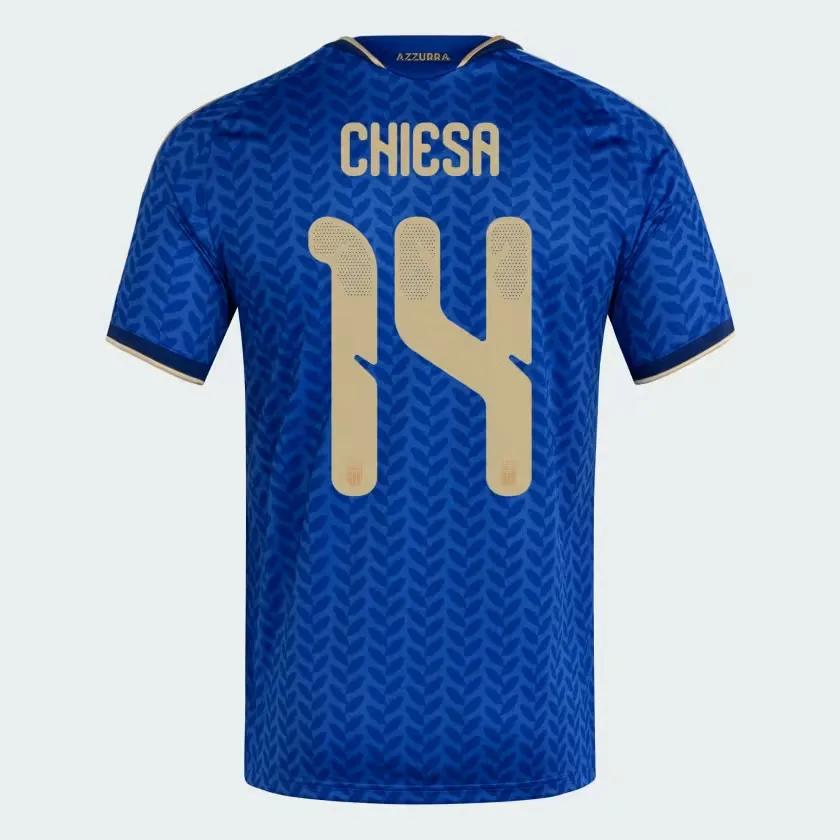 Women's Italy 2026 Home Authentic World Cup Shirt CHIESA #14