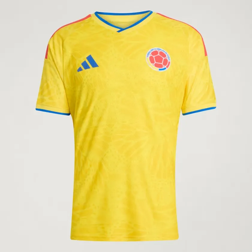 Men's Colombia 2026 Home Authentic World Cup Shirt