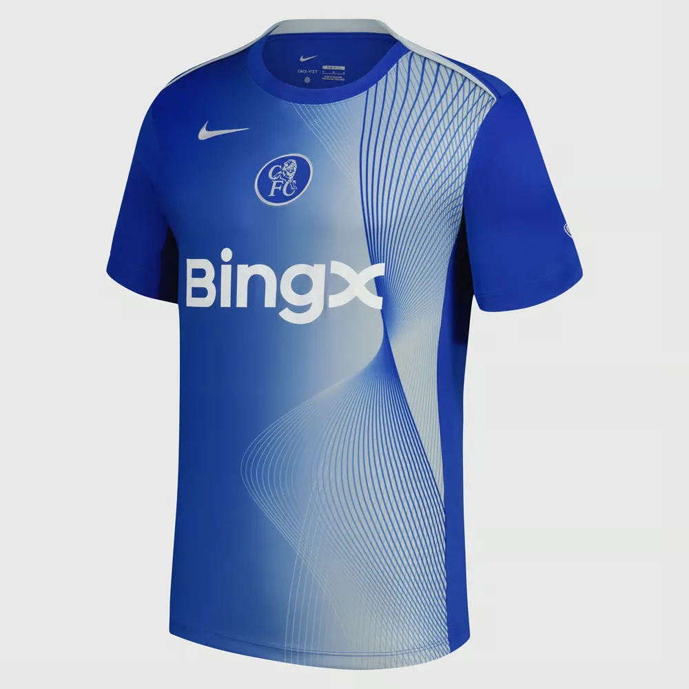 Men's Chelsea 2025/26 Third Pre Match Shirt - Blue