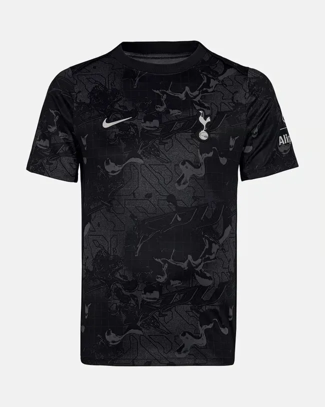 Kid's Tottenham Hotspur 2025/26 Away Warm Up Shirt