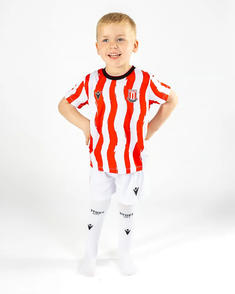 Kid's Stoke City 2025/26 Home Kit