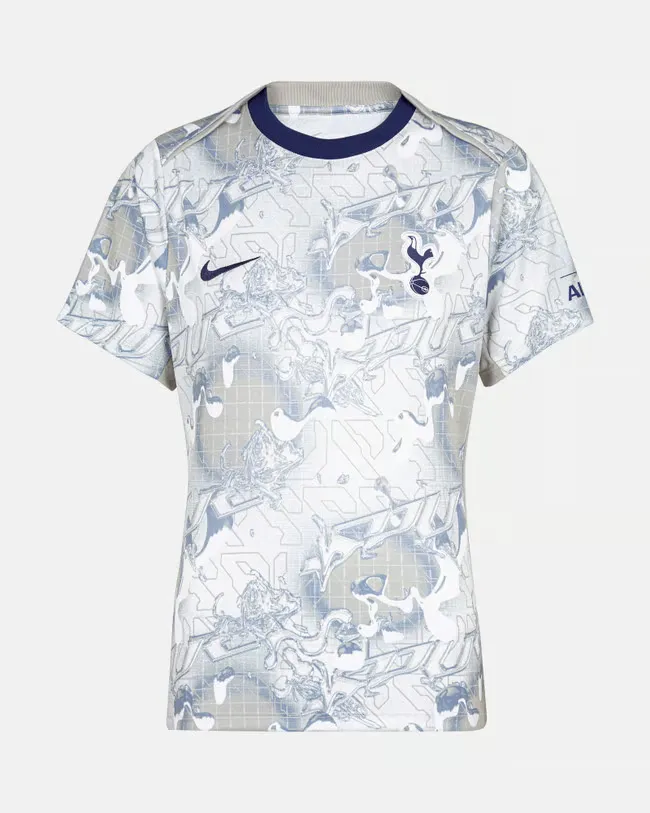 Men's Tottenham Hotspur 2025/26 Home Warm Up Shirt