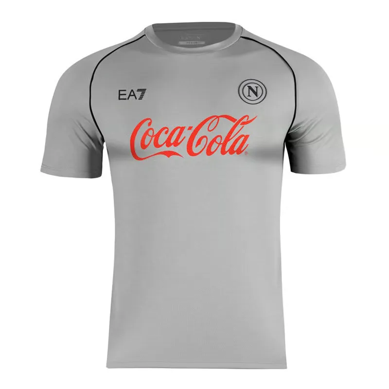 Men's Napoli 2024/25 Third Authentic Training Shirt - Sliver
