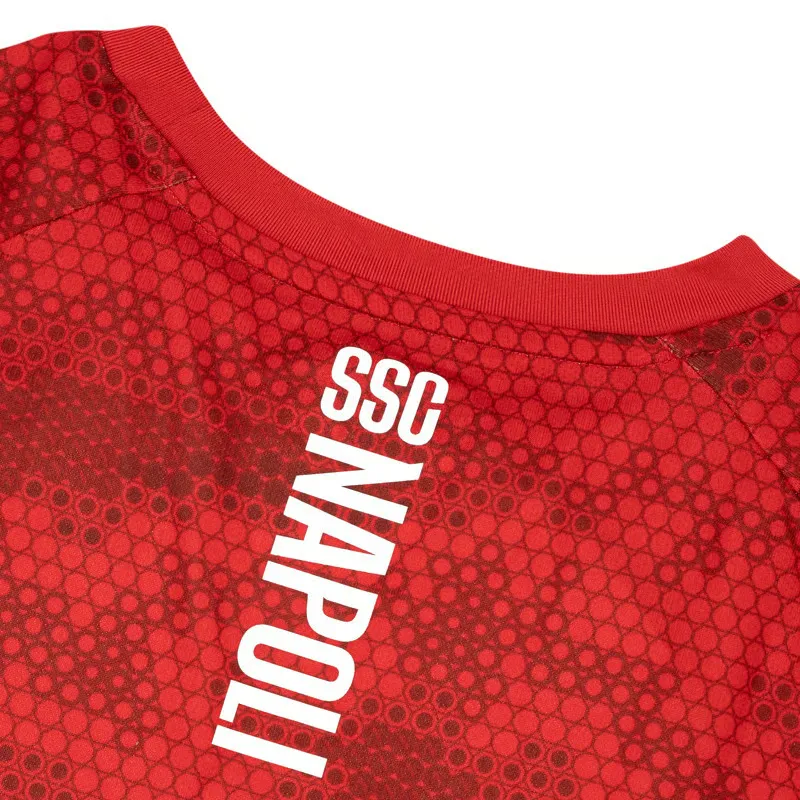 Men's Napoli 2024/25 Third Authentic Training Shirt - Red - Image 4