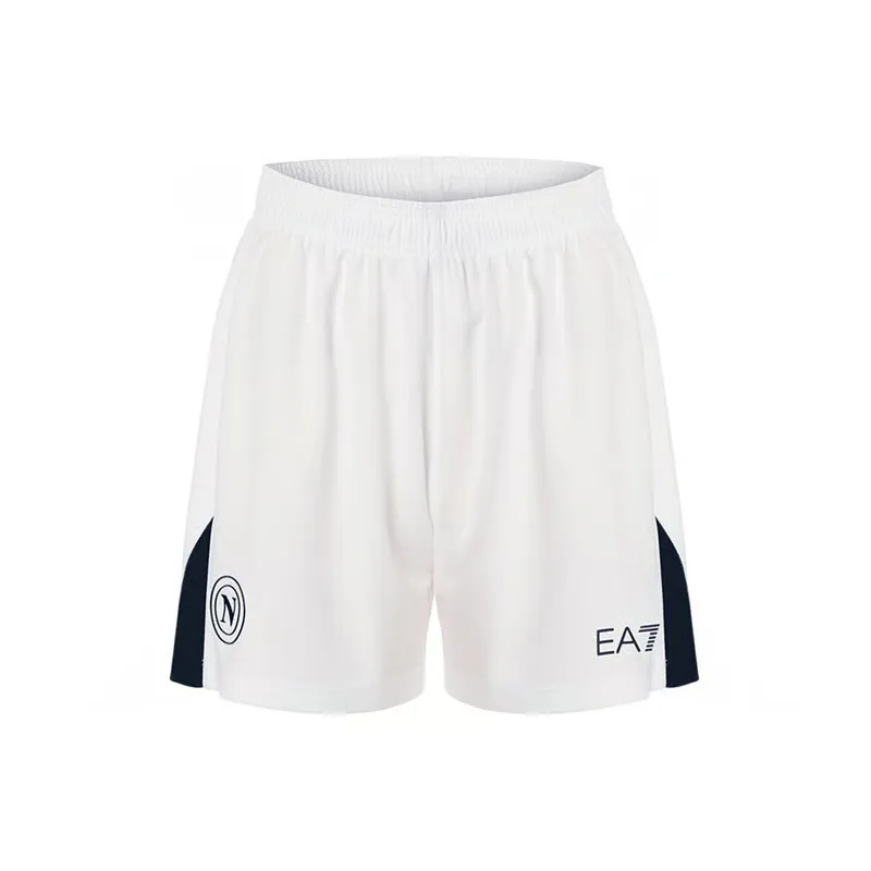 Men's Napoli 2024/25 Home Shorts - White/Navy Blue