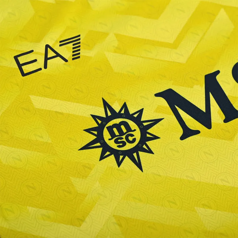 Kid's Napoli 2024/25 Home Kit - Yellow - Image 3