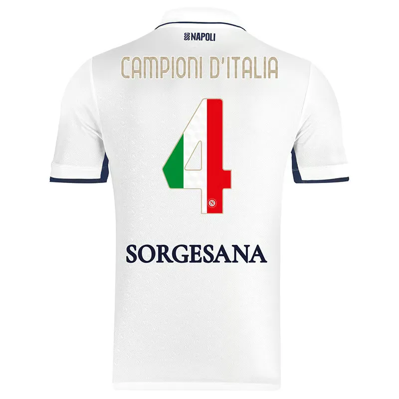 Kid's Napoli 2024/25 Away Champions Of Italy Shirt