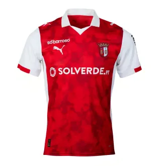 Kid's SC Braga 2025/26 Home Shirt