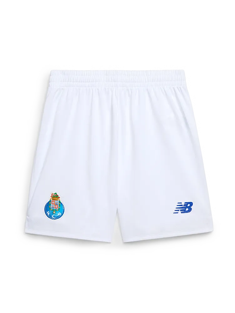Kid's FC Porto 2025/26 Home Shorts - White