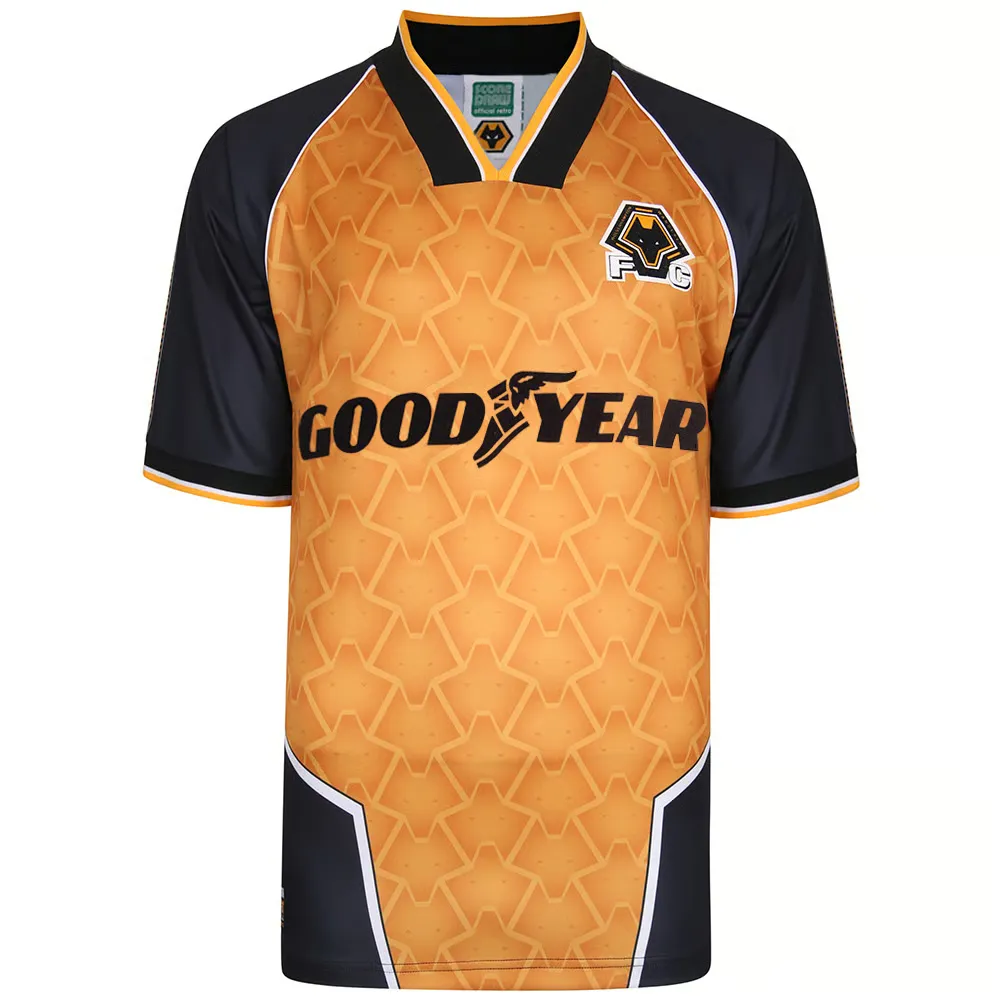 Men's Wolverhampton Wanderers 1996 Home Retro Shirt