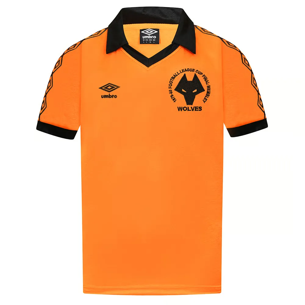 Men's Wolverhampton Wanderers 1980 Retro League Cup Final Shirt