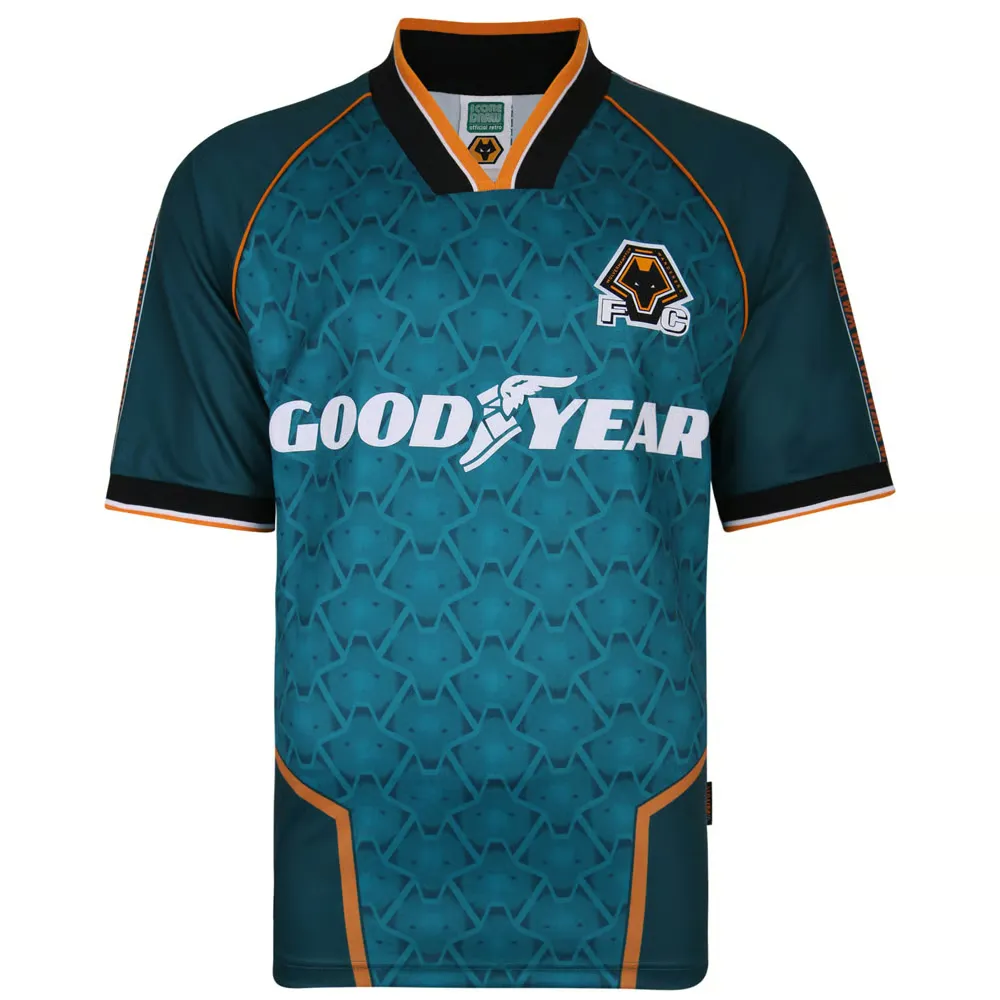 Kid's Wolverhampton Wanderers 1996 Away Retro Shirt