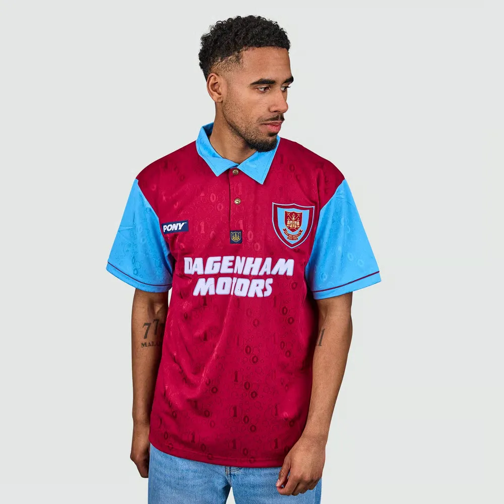 Women's West Ham United 1995 Home Retro Pony Centenary Shirt
