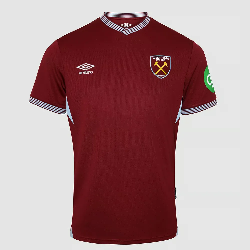 Men's West Ham United 2025/26 Home Unsponsored Shirt