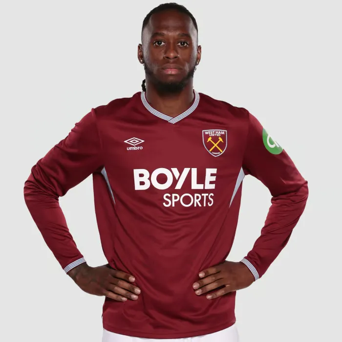 Men's West Ham United 2025/26 Home Long Sleeve Shirt