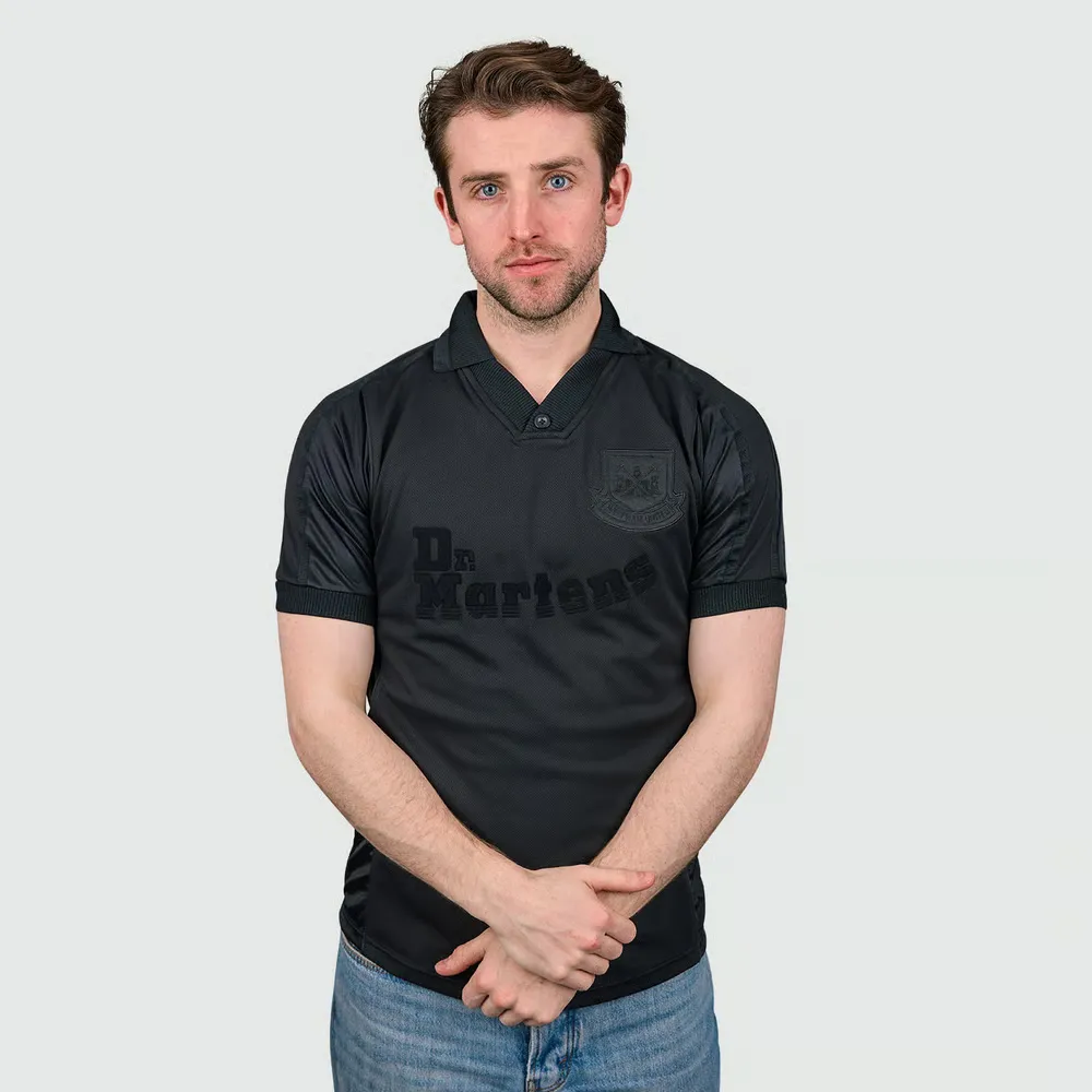 Kid's West Ham United 2000 Retro Shirt - Black