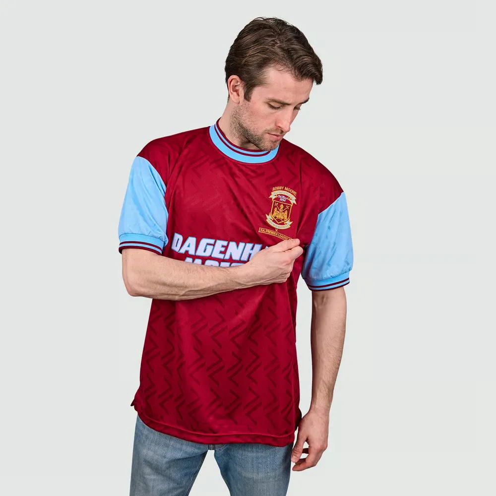 Kid's West Ham United 1994 Retro Bobby Moore Memorial Shirt
