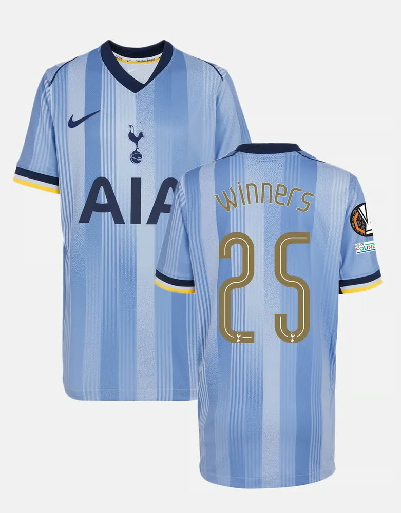 Men's Tottenham Hotspur 2024/25 Away Europa League Winners Shirt