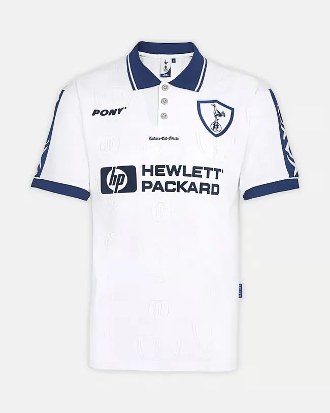 Men's Tottenham Hotspur 1995 Home Retro Pony Shirt