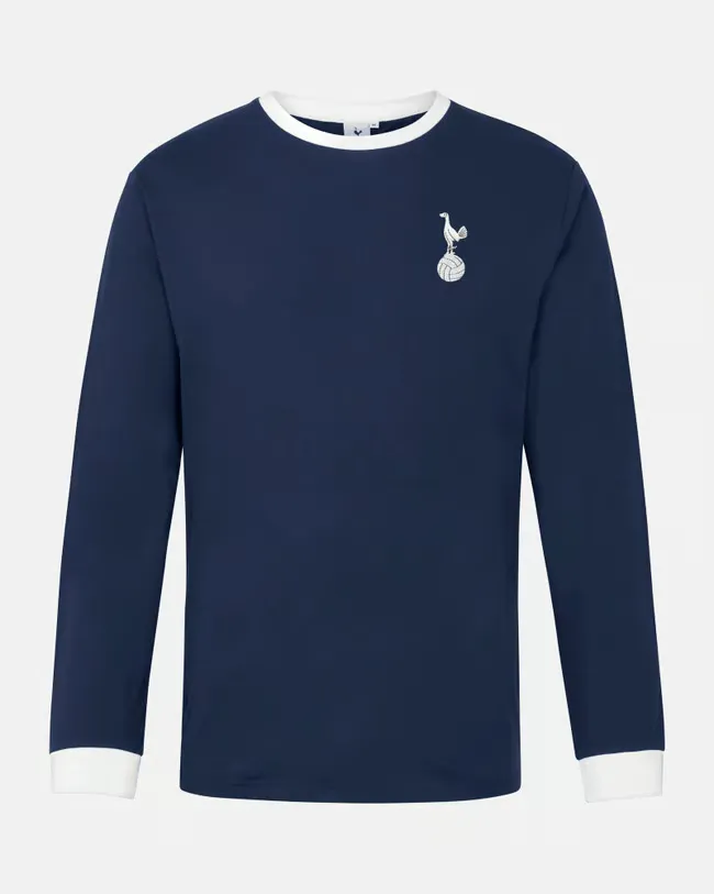 Men's Tottenham Hotspur 1970 Away Retro Long Sleeve Shirt