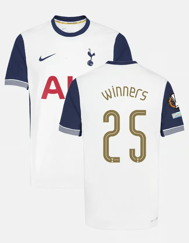 Kid's Tottenham Hotspur 2024/25 Home Europa League Winners Shirt
