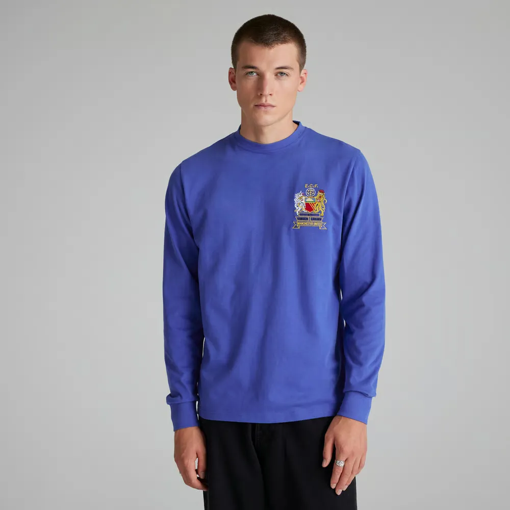 Men's Manchester United 1968 Retro European Final Long Sleeve Shirt