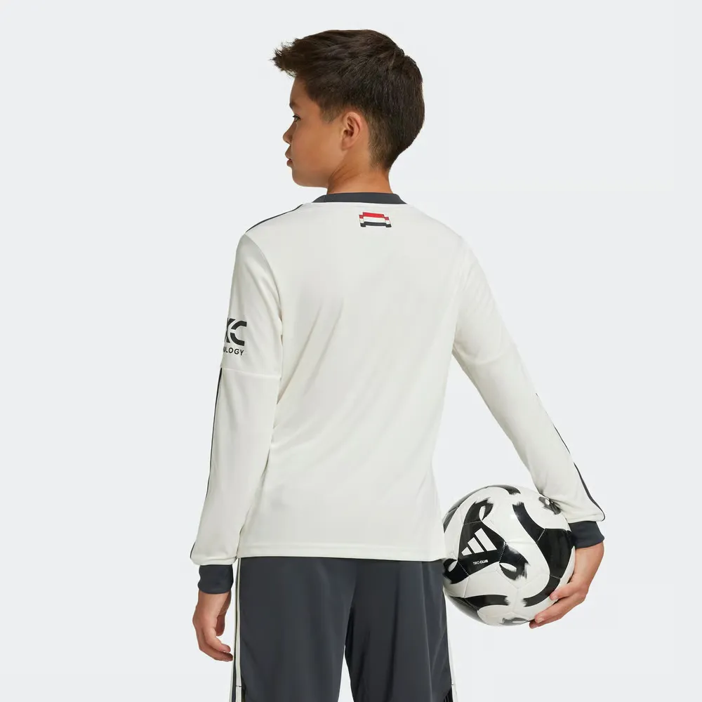 Kid's Manchester United 2024/25 Third Long Sleeved Shirt - Image 2