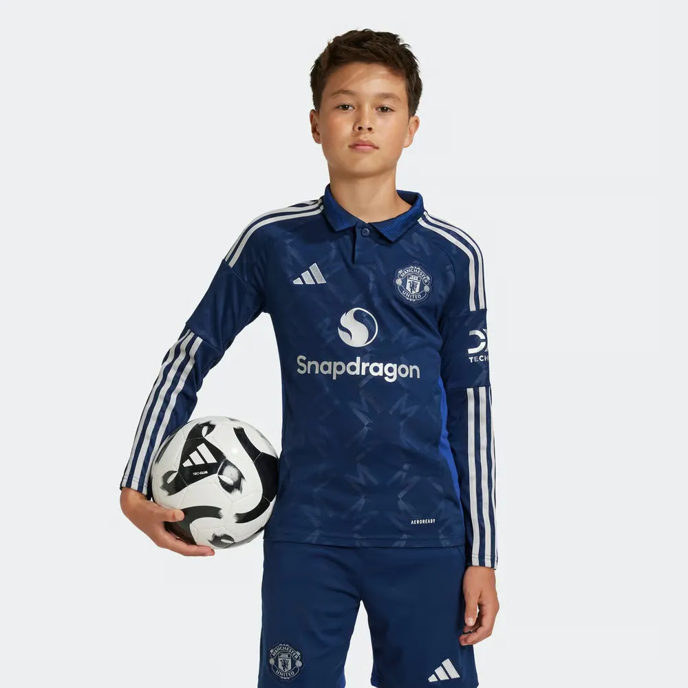 Kid's Manchester United 2024/25 Away Long Sleeved Shirt