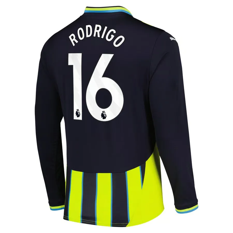 Women's RODRIGO Manchester City 2024/25 Away Long Sleeved Shirt