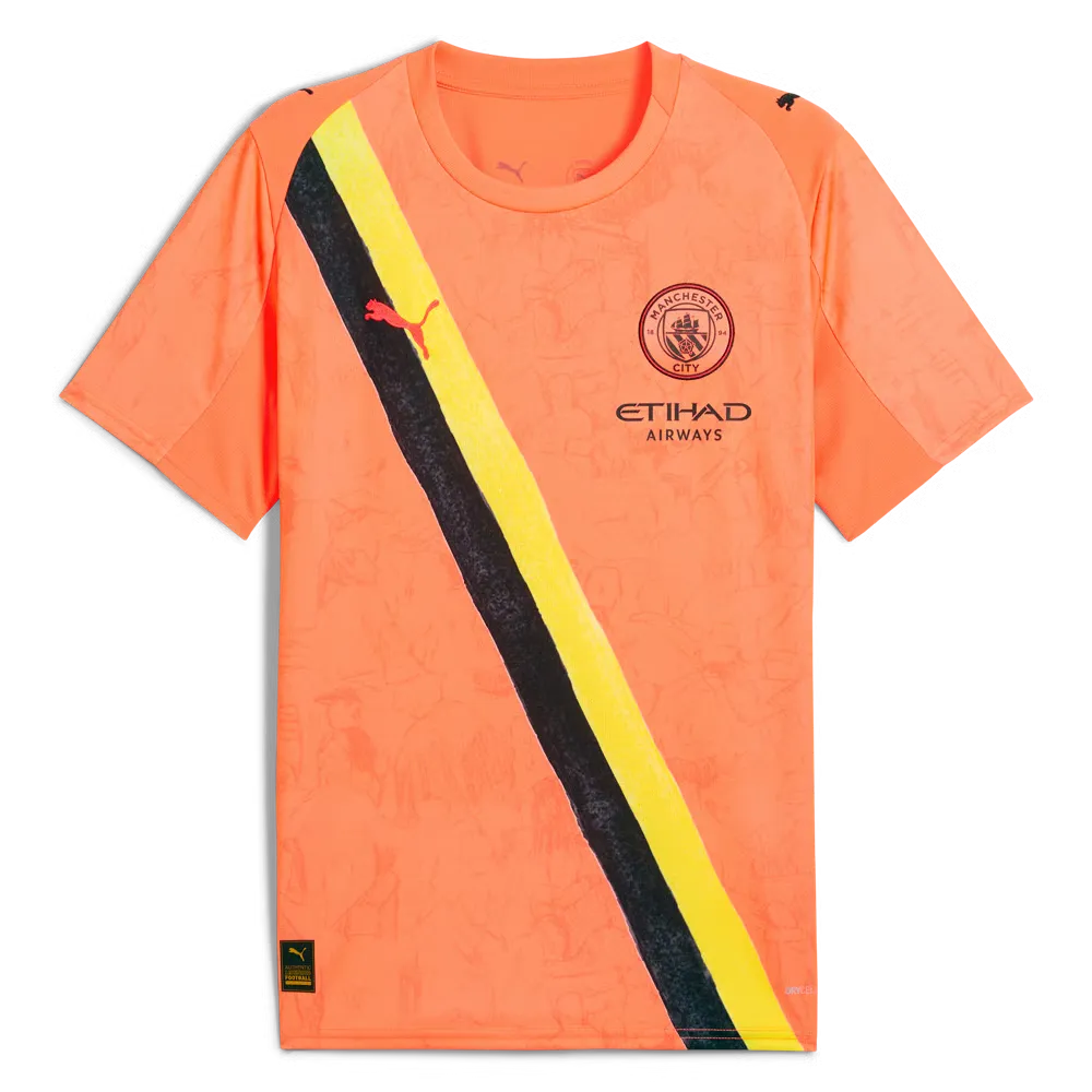 Women's Manchester City 2025/26 KidSuper Shirt - Orange