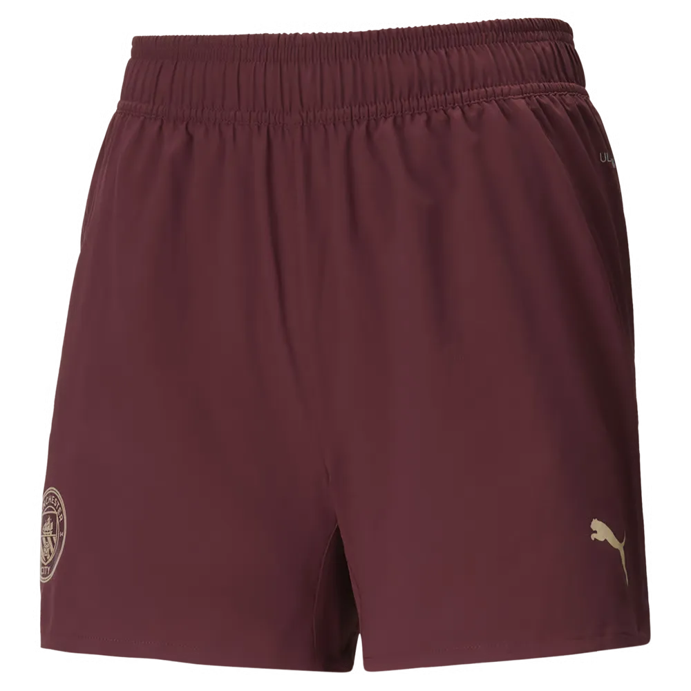 Women's Manchester City 2024/25 Home Shorts - Red