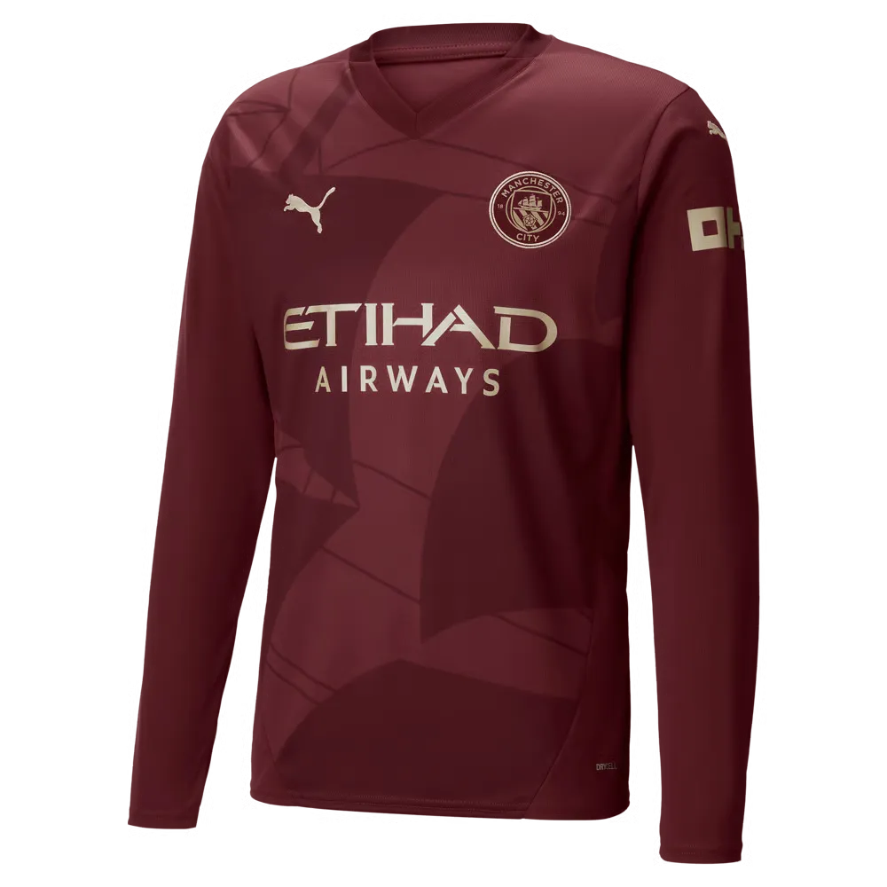 Men's Manchester City 2024/25 Third Long Sleeved Shirt