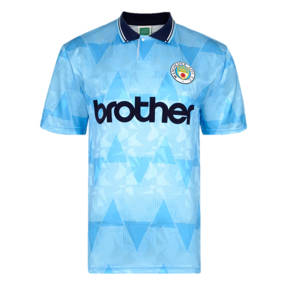 Men's Manchester City 1989 Home Retro Shirt