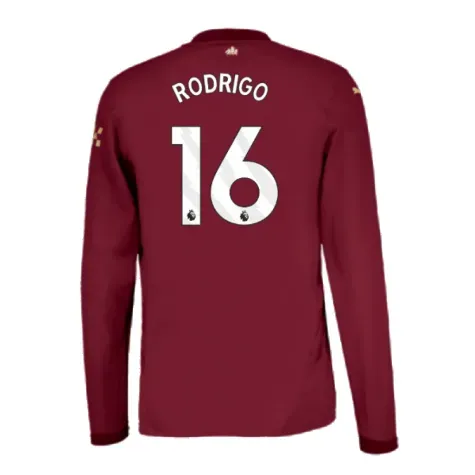 Kid's RODRIGO Manchester City 2024/25 Third Long Sleeved Shirt