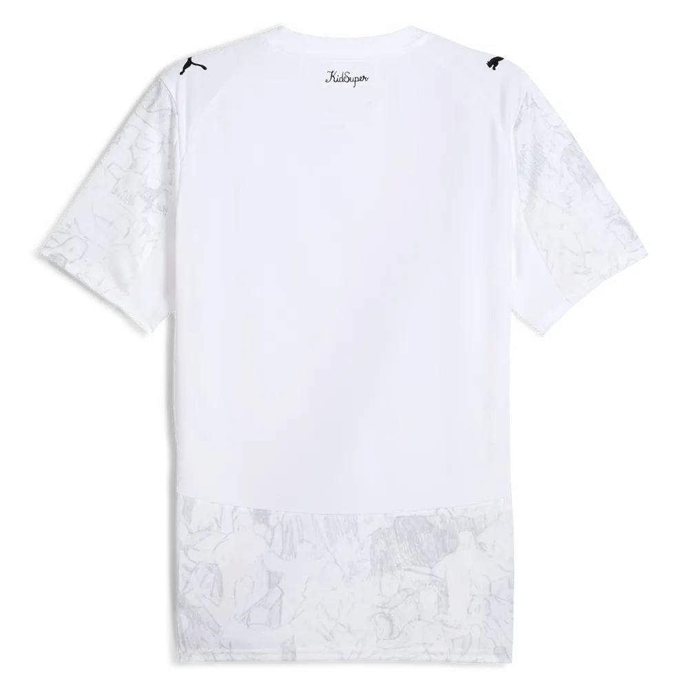 Kid's Manchester City 2025/26 KidSuper Shirt - White - Image 2