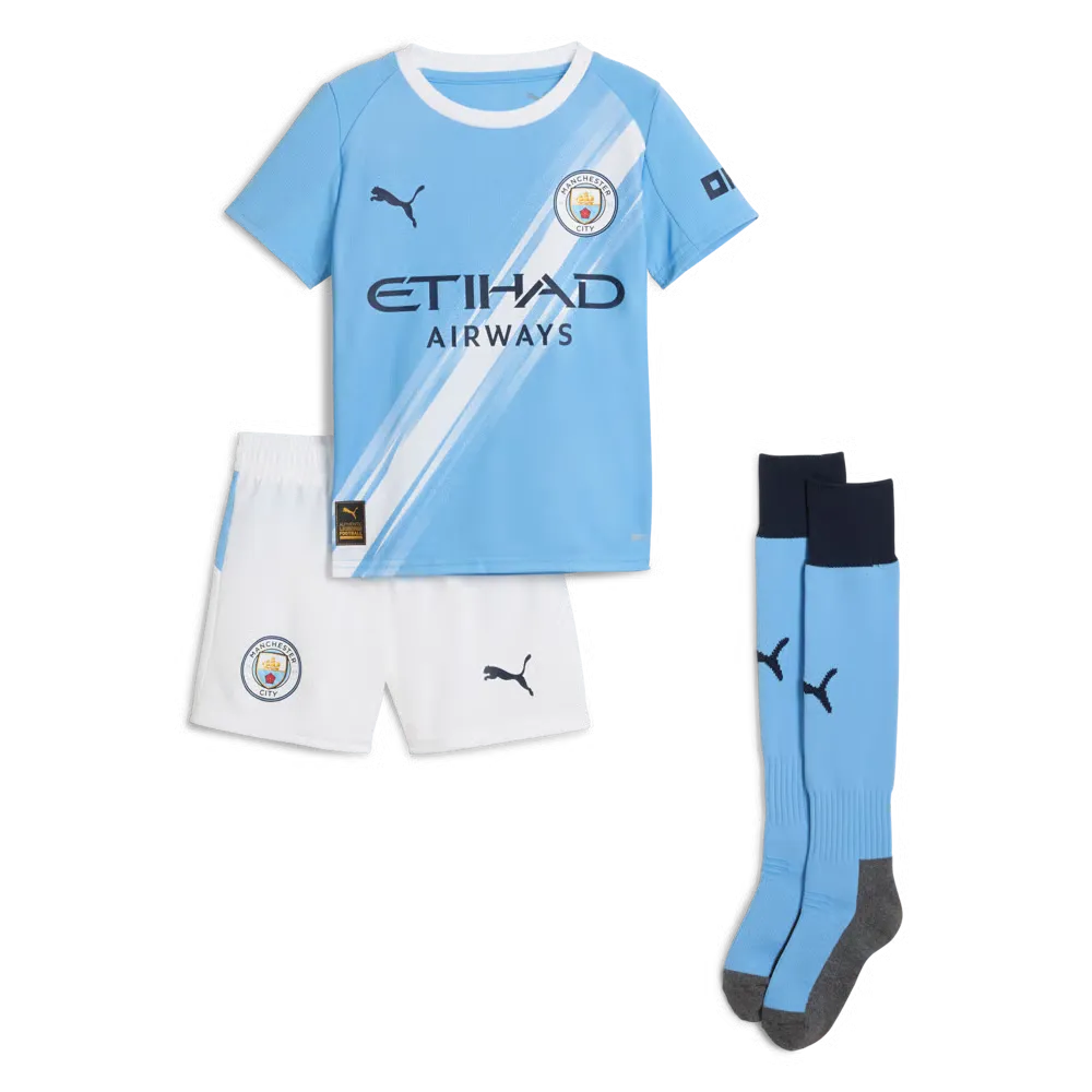 Kid's Manchester City 2025/26 Home Kit