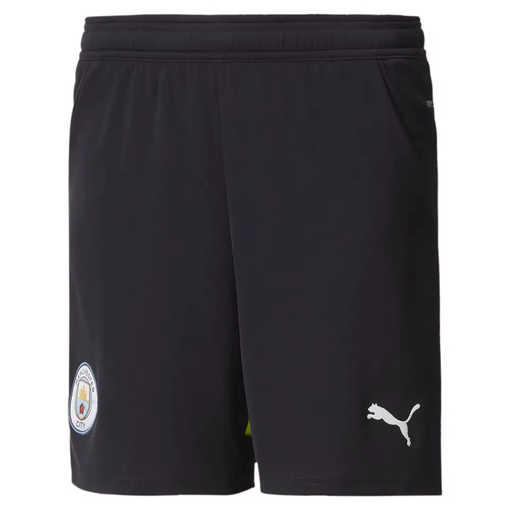 Kid's Manchester City 2024/25 Home Shorts - Black