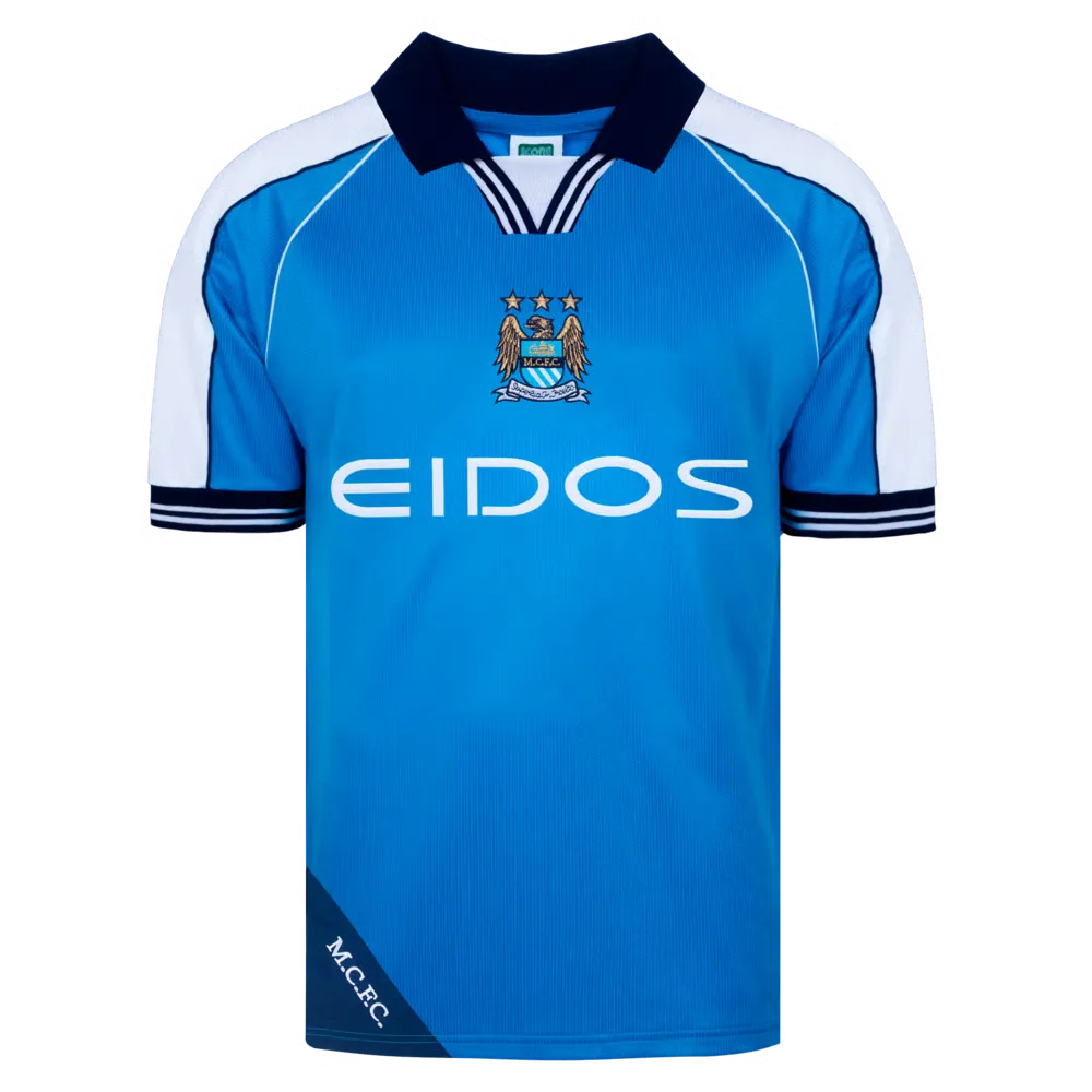 Kid's Manchester City 2000 Home Retro Shirt